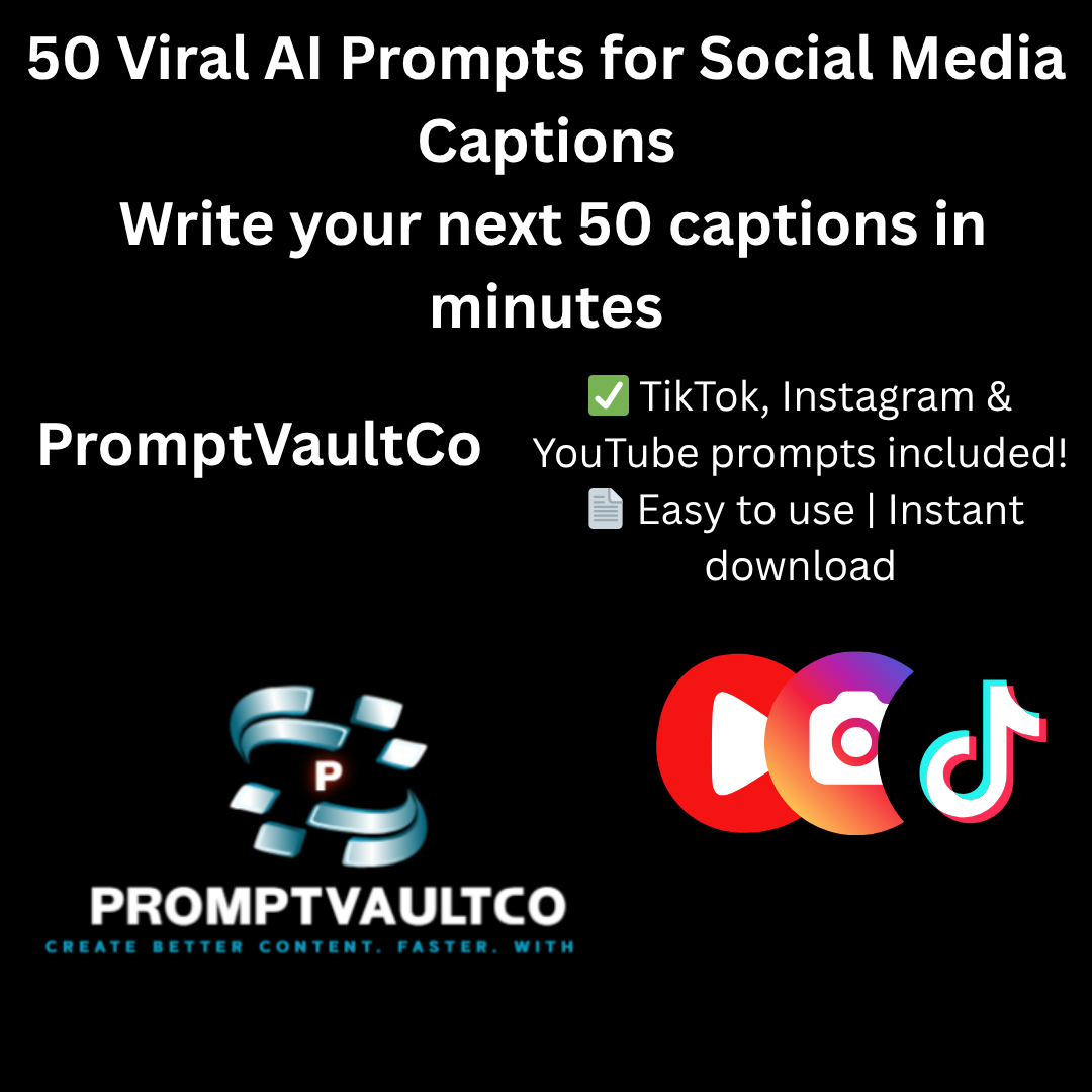 50 Viral AI Prompts for TikTok, Instagram & YouTube